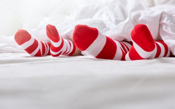 Ponožky na noc, prespánok pre muža